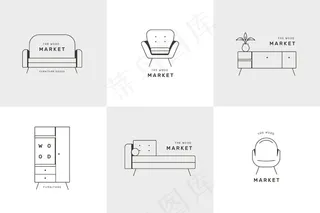 家具系列标志设计