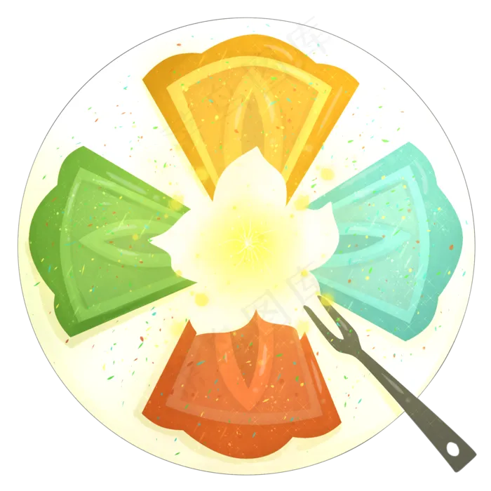 美味花朵中秋月饼(2000X2000(DPI:299))psd模版下载