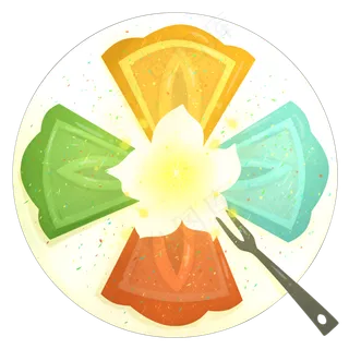 美味花朵中秋月饼