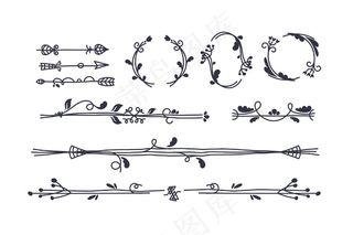手绘装饰元素集