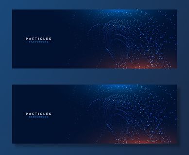 数码技术光影广角横幅banner