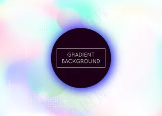 液体与动态流体形成背景。全息包豪斯