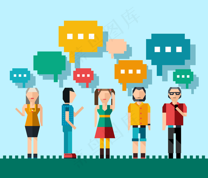 社会人观念eps,ai矢量模版下载
