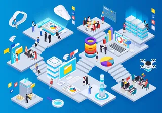 无线技术辉光等距合成与云大数据存储通信电话会议演示无人机交付