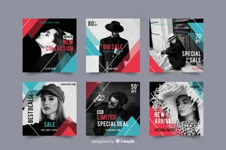 带照片的Instagram帖子收集模板