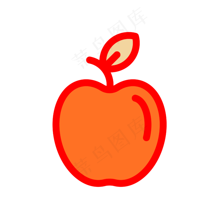 秋天美食矢量卡通彩色元素(2000X2000(DPI:300))ai矢量模版下载