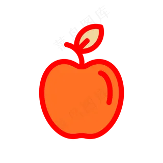 秋天美食矢量卡通彩色元素