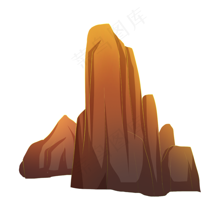 秋分山水国潮风(2492X2527(DPI:300))psd模版下载