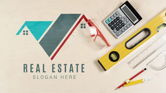 带有房地产标志的文具用品 带有房地产标志的文具用品
