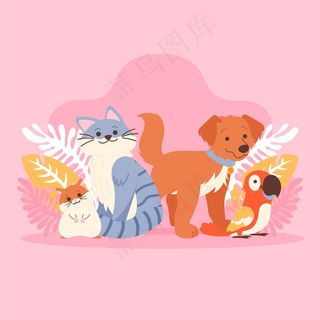 不同的宠物概念