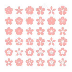 平面设计系列樱花系列