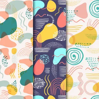 抽象手绘图案集