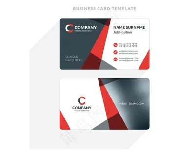 时尚大气创意名片设计