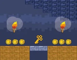 街机游戏世界与像素场景