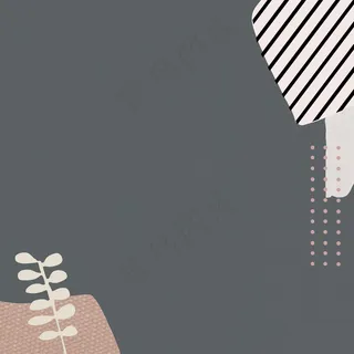 灰色背景上的叶型