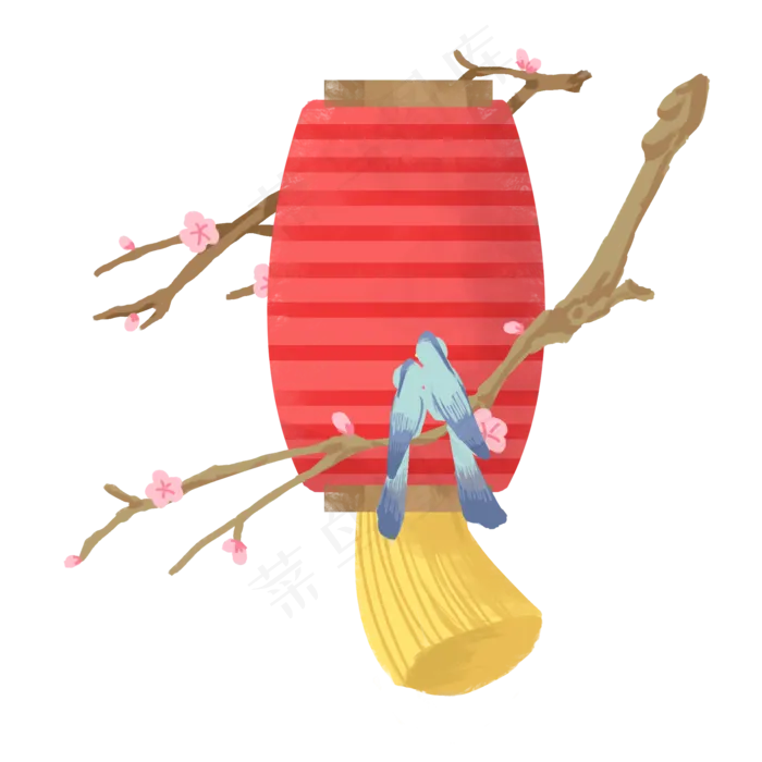 古风灯笼(2000X2000(DPI:300))psd模版下载