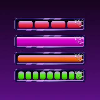 为gui资产元素设置各种颜色的万圣节加载栏