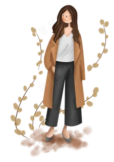 秋装冬装都市时尚白领