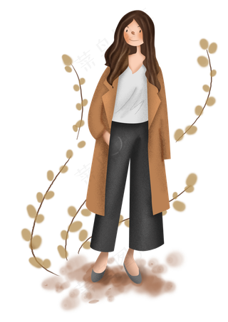 秋装冬装都市时尚白领
