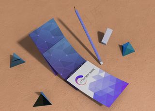 商业企业形象模型样机广告几何图形集