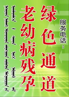 绿色通道模板