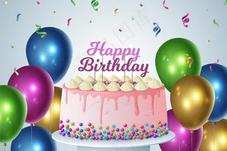 真实的生日背景