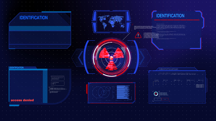 Hud、ui、gui未来用户界面屏幕元素集。电子游戏的高科技屏幕。
