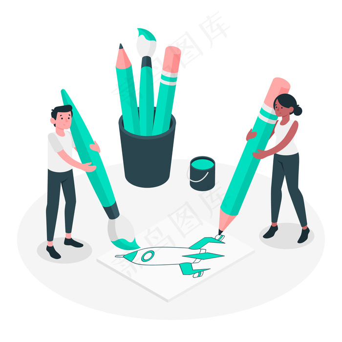 创建概念图eps,ai矢量模版下载