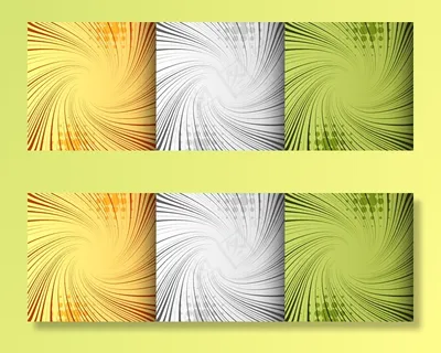 三套美丽的漫画背景