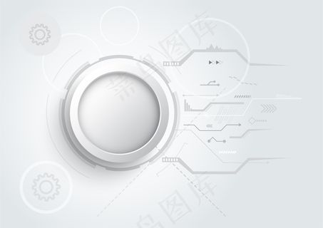 抽象的三维设计背景与技术点和线电路板纹理。现代工程，未来主义，科学传播概念。矢量图解