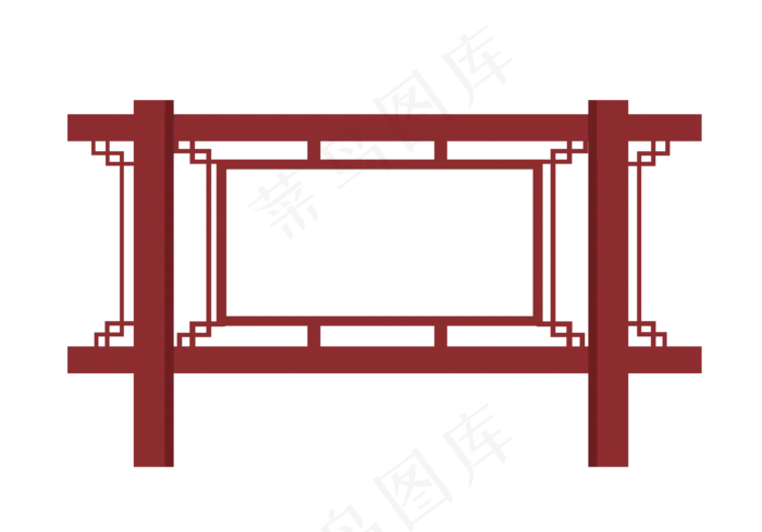 木质古风宣传栏(3936X2752(DPI:300))psd模版下载