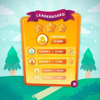 卡通排行榜模板