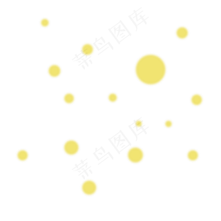 中秋节黄色点点星光
