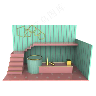 电商展台小舞台