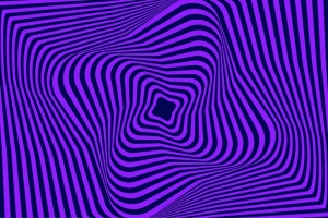 迷幻扭曲的紫色和黑色背景