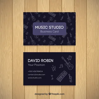 带图纸的音乐工作室黑卡