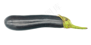 一个长茄子蔬菜
