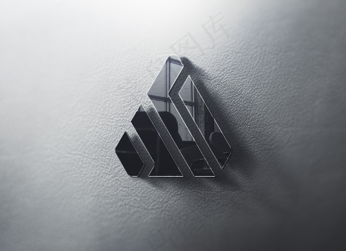 墙上的标志模型样机