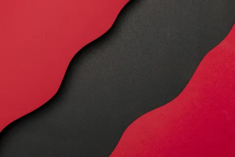 红色和黑色波浪背景