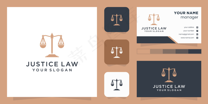 司法法标志设计