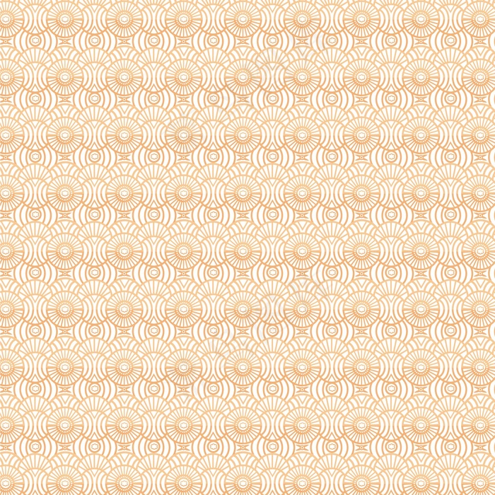 单色黄色艺术装饰无缝图案