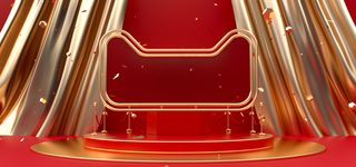 金色电商banner场景