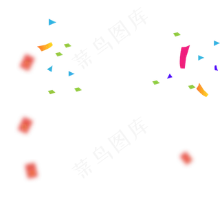 景深效果创意合成彩条中秋节