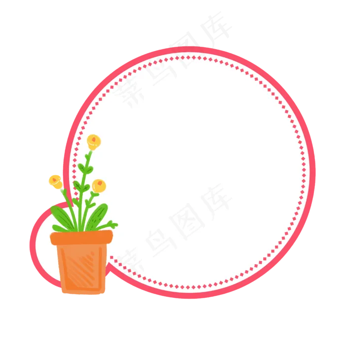 卡通标签小清新对话框之小雏菊花(2500X2500(DPI:300))psd模版下载