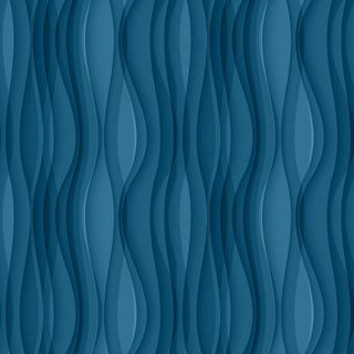 蓝色无缝波浪背景纹理。