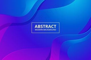 现代抽象背景墙纸，明亮的蓝粉紫色
