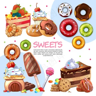 卡通甜品模板 卡通甜品模板