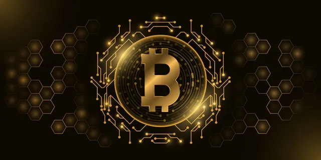 未来的黄金比特币数字货币。 未来的黄金比特币数字货币。