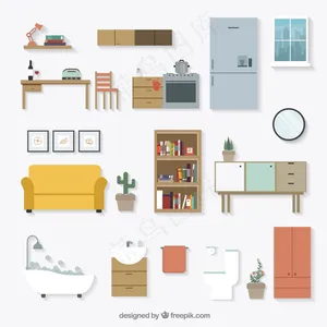 家庭家具图标