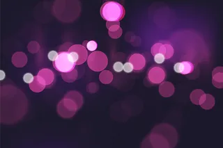 暗背景上的Bokeh灯光效果